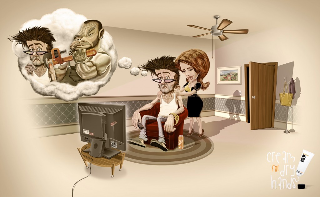 Dolce Milk 護(hù)手霜平面廣告創(chuàng)意設(shè)計-尚略上海廣告設(shè)計公司設(shè)計分享-老婆伐木工篇