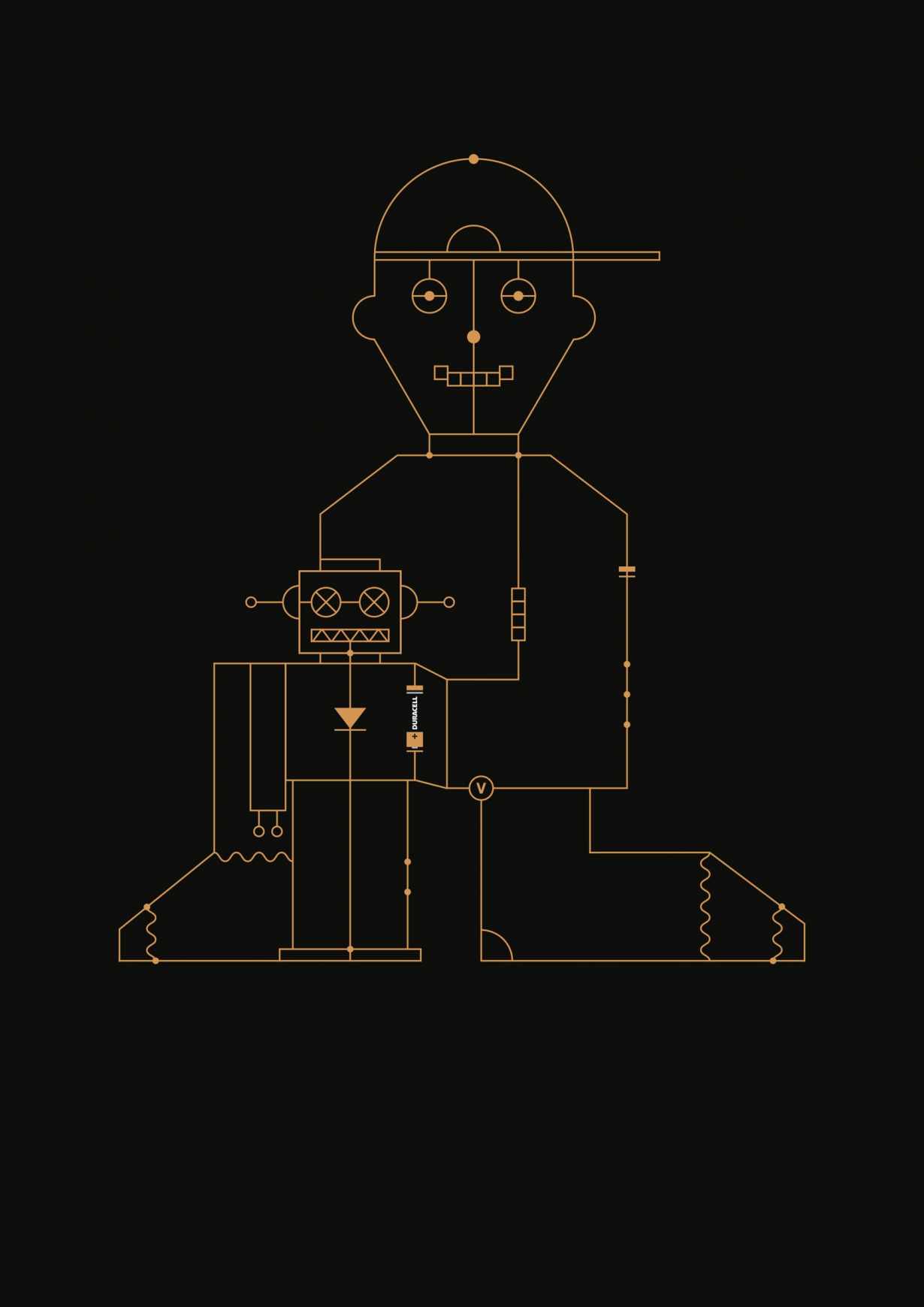 上海廣告設(shè)計公司金霸王電池線條玩具篇創(chuàng)意平面廣告3