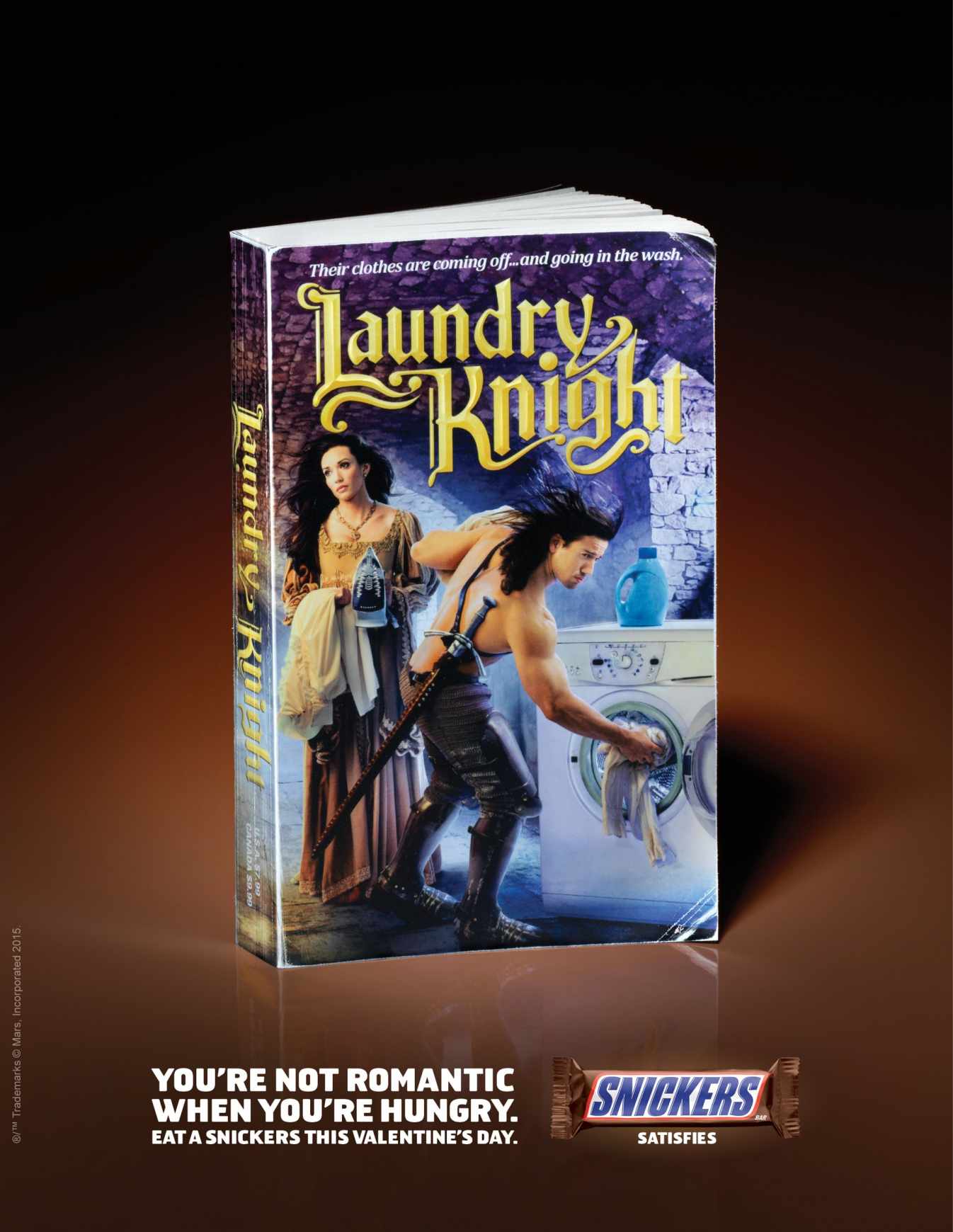 國外廣告欣賞——士力架浪漫篇平面廣告創(chuàng)意－騎士篇