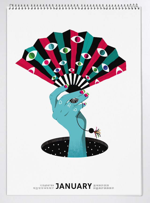 北歐斯堪尼亞藝術(shù)臺歷設(shè)計－上海平面設(shè)計公司分享2