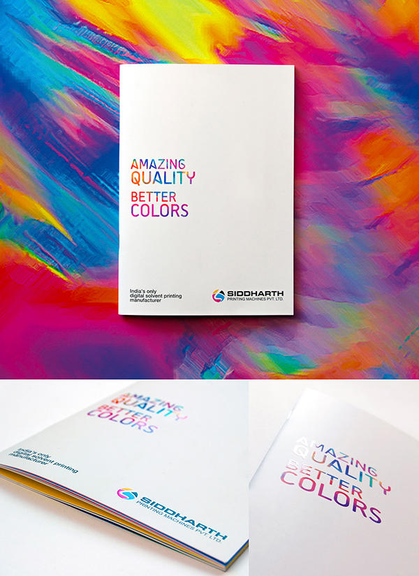 上海畫冊設(shè)計公司尚略廣告分享：Siddharth印刷機(jī)械制造公司宣傳設(shè)計-畫冊封面設(shè)計
