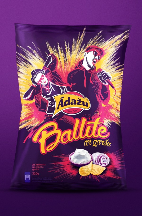 上海包裝設(shè)計(jì)公司尚略分享ADAZU品牌薯片包裝設(shè)計(jì)欣賞2