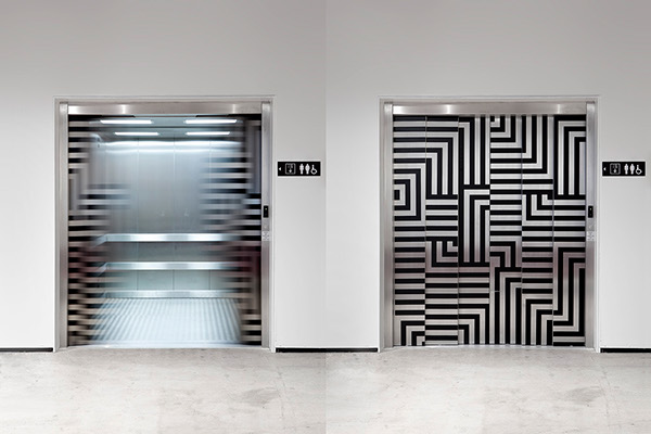 上海品牌設計公司尚略廣告分享：Victor 展覽會黑白色立體品牌識別設計7