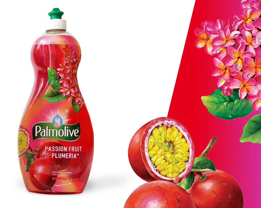 上海包裝設(shè)計(jì)公司國(guó)外包裝設(shè)計(jì)欣賞：高露潔棕欖果蔬清洗劑包裝設(shè)計(jì)2