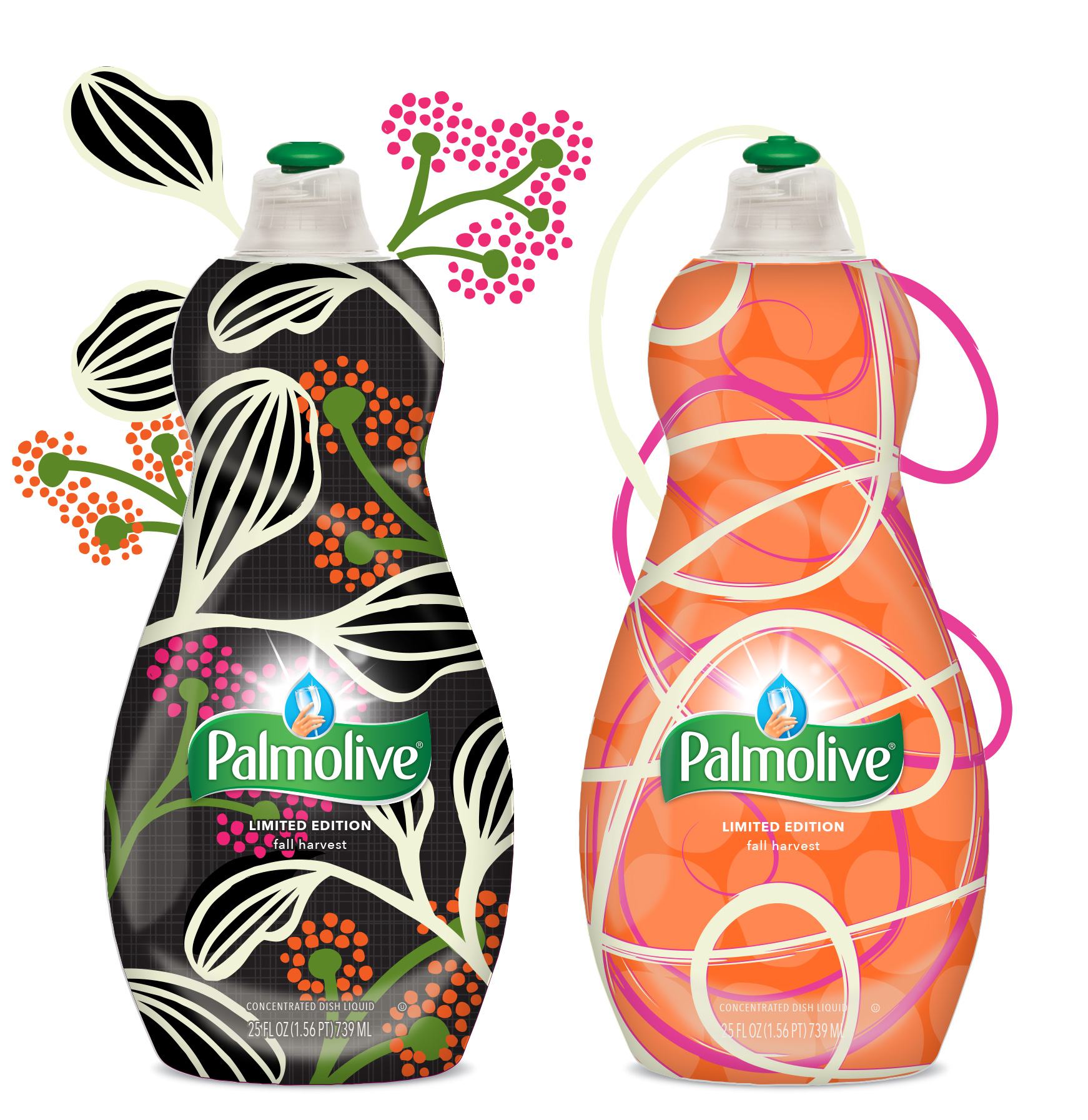 上海包裝設(shè)計(jì)公司尚略廣告：高露潔棕欖Palmolive春夏秋冬清潔劑包裝設(shè)計(jì)-秋冬包裝設(shè)計(jì)