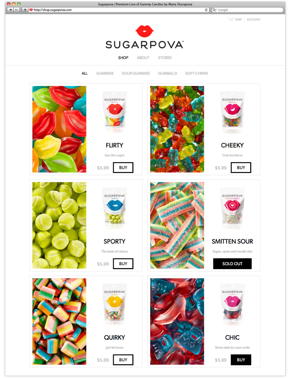 Sugarpova 薩拉波娃糖果店糖果品牌形象設(shè)計(jì)11-網(wǎng)站策劃設(shè)計(jì)8上海品牌策劃設(shè)計(jì)公司分享