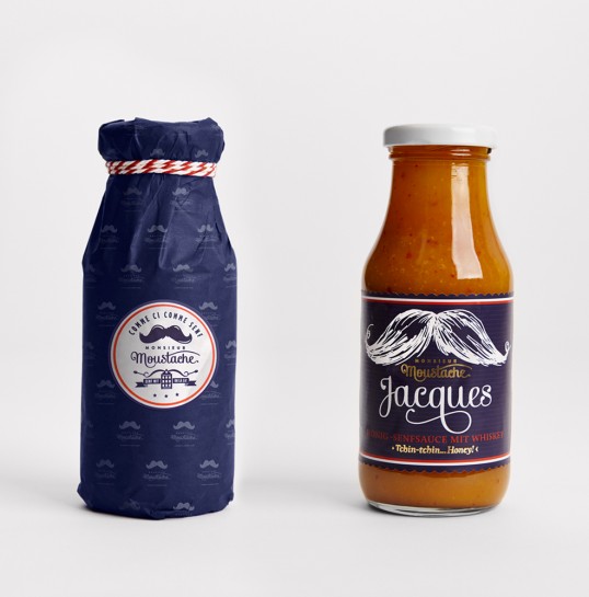 上海包裝設(shè)計(jì)公司分享：大胡子芥末調(diào)味品包裝設(shè)計(jì)1