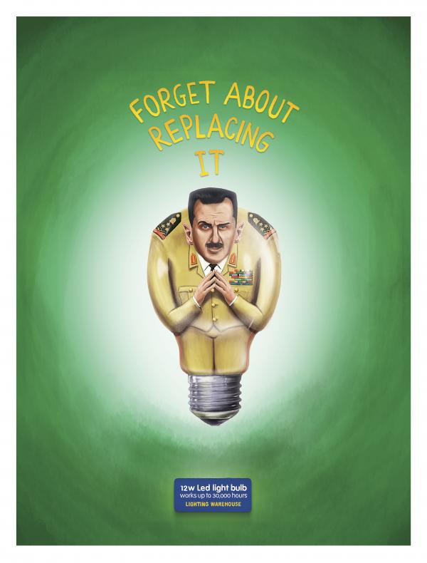 Lightning Warehouse LED燈泡平面廣告創(chuàng)意設(shè)計(jì)“阿薩德