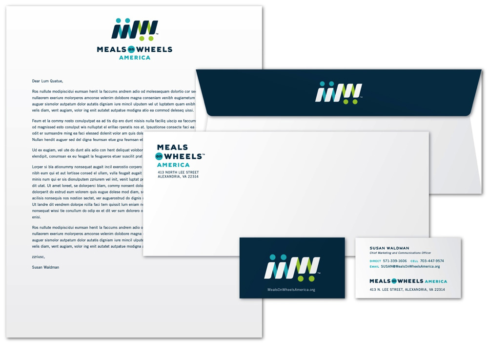 美國 Meals on Wheels 膳食協(xié)會標志設(shè)計VI設(shè)計4