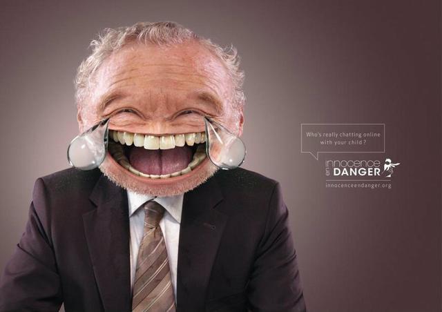 Innocence en Danger非盈利組織平面廣告1-上海廣告設計公司 http://m.907632.com/