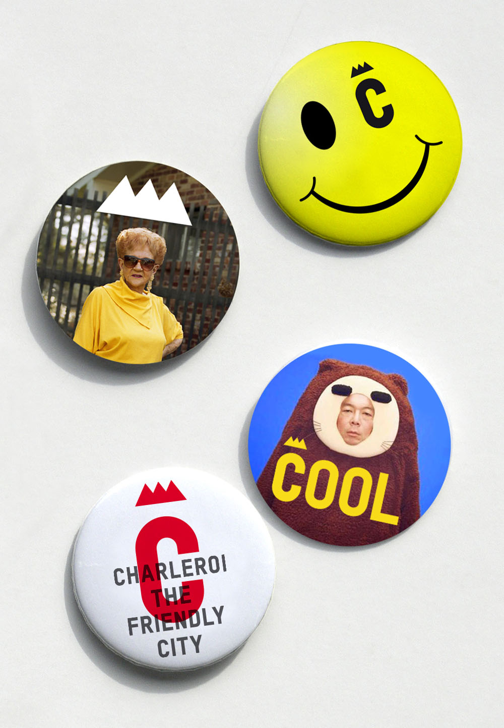 上海品牌策劃設(shè)計公司分享比利時Charleroi城市旅游品牌形象設(shè)計logo設(shè)計9-徽章設(shè)計