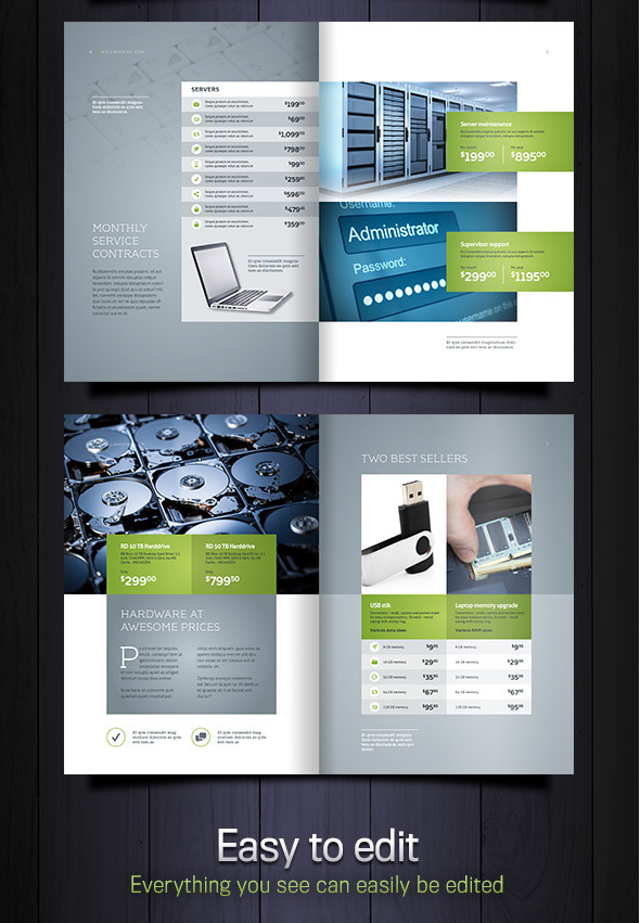 上海樣本設(shè)計公司分享Williams 電腦電信服務(wù)器設(shè)備產(chǎn)品樣本設(shè)計4