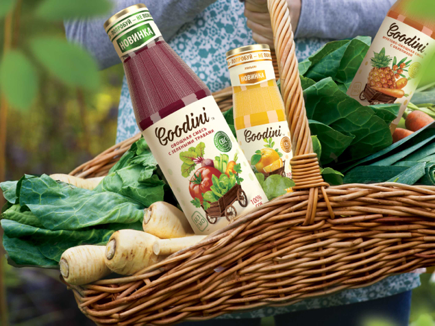 Goodini混合果蔬汁包裝設計-上海包裝設計公司國外包裝設計欣賞1