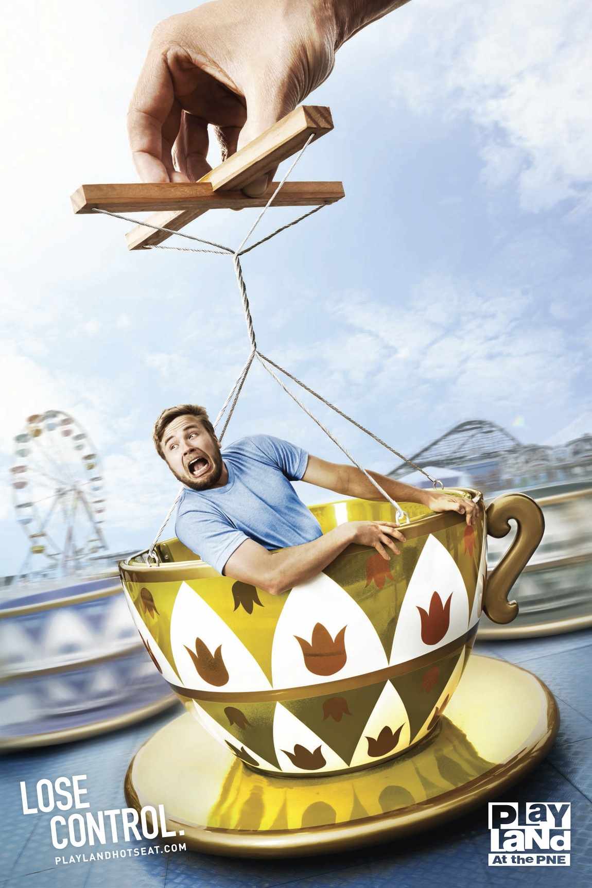 上海廣告設計公司分享Playland游樂場失去控制篇平面廣告創(chuàng)意設計1