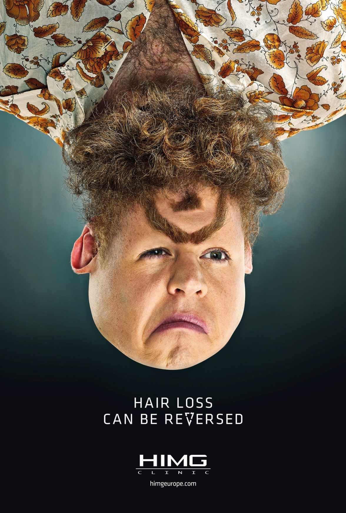 上海廣告設(shè)計公司分享HIMG頭發(fā)護理脫發(fā)再生平面廣告創(chuàng)意設(shè)計1