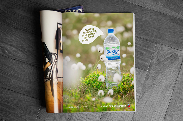 BUXTON瓶裝水礦泉水包裝設計廣告設計2