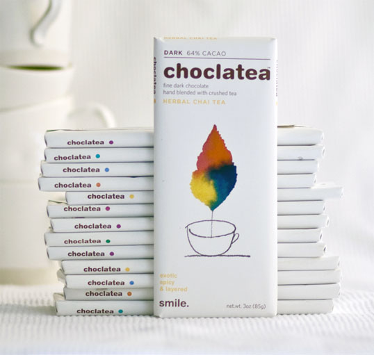 尚略上海包裝設(shè)計(jì)公司設(shè)計(jì)佳作：Choclatea水彩插畫茶葉包裝設(shè)計(jì)2