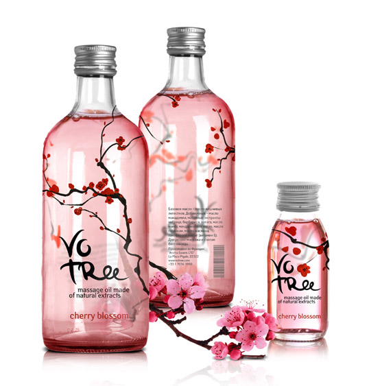 上海包裝設計公司分享： votree按摩精油包裝設計1