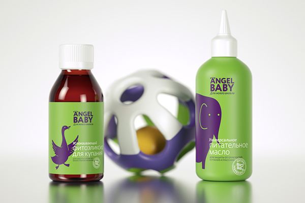 Angel Baby 嬰兒沐浴露護(hù)膚品包裝設(shè)計(jì)-上海包裝設(shè)計(jì)公司分享5