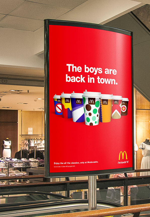 麥當勞飲料杯插圖設計-上海平面設計公司設計欣賞11