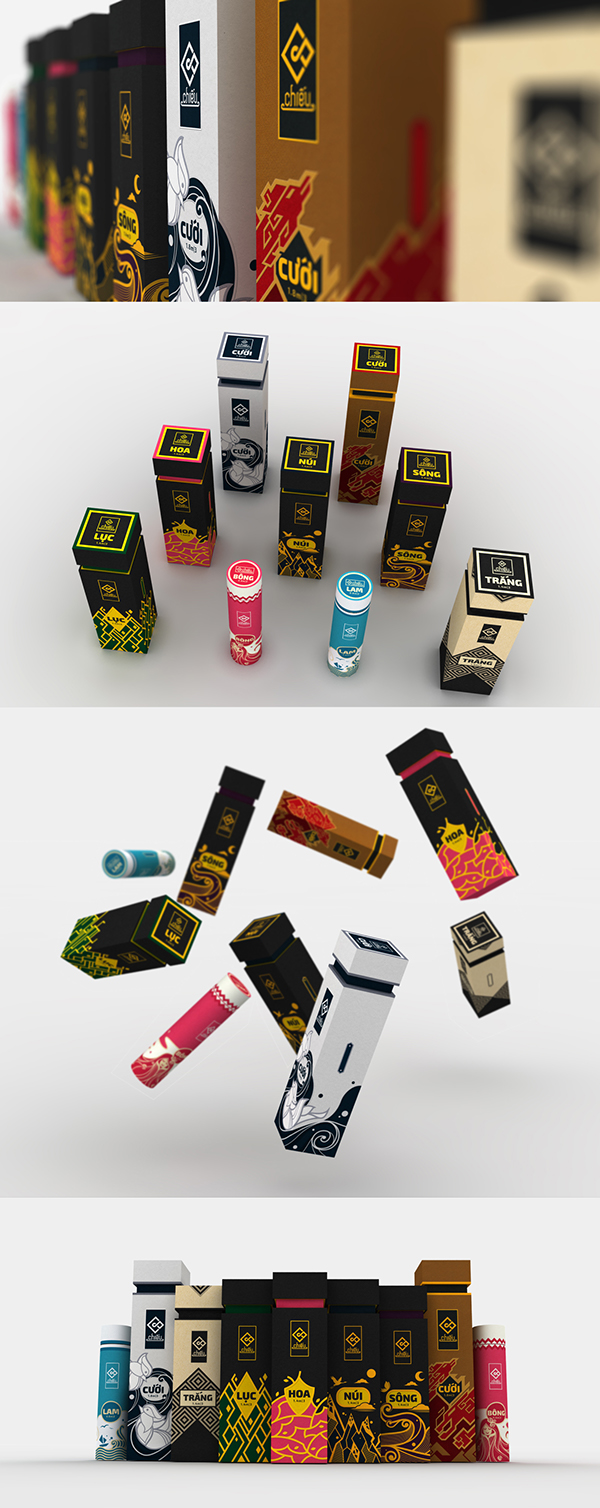 越南CHI?U涼席禮品裝標(biāo)志與包裝設(shè)計(jì)10