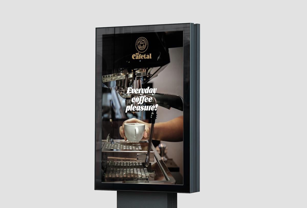 Mi Cafetal 咖啡連鎖店品牌標志設(shè)計VI視覺形象設(shè)計-上海VI設(shè)計公司11