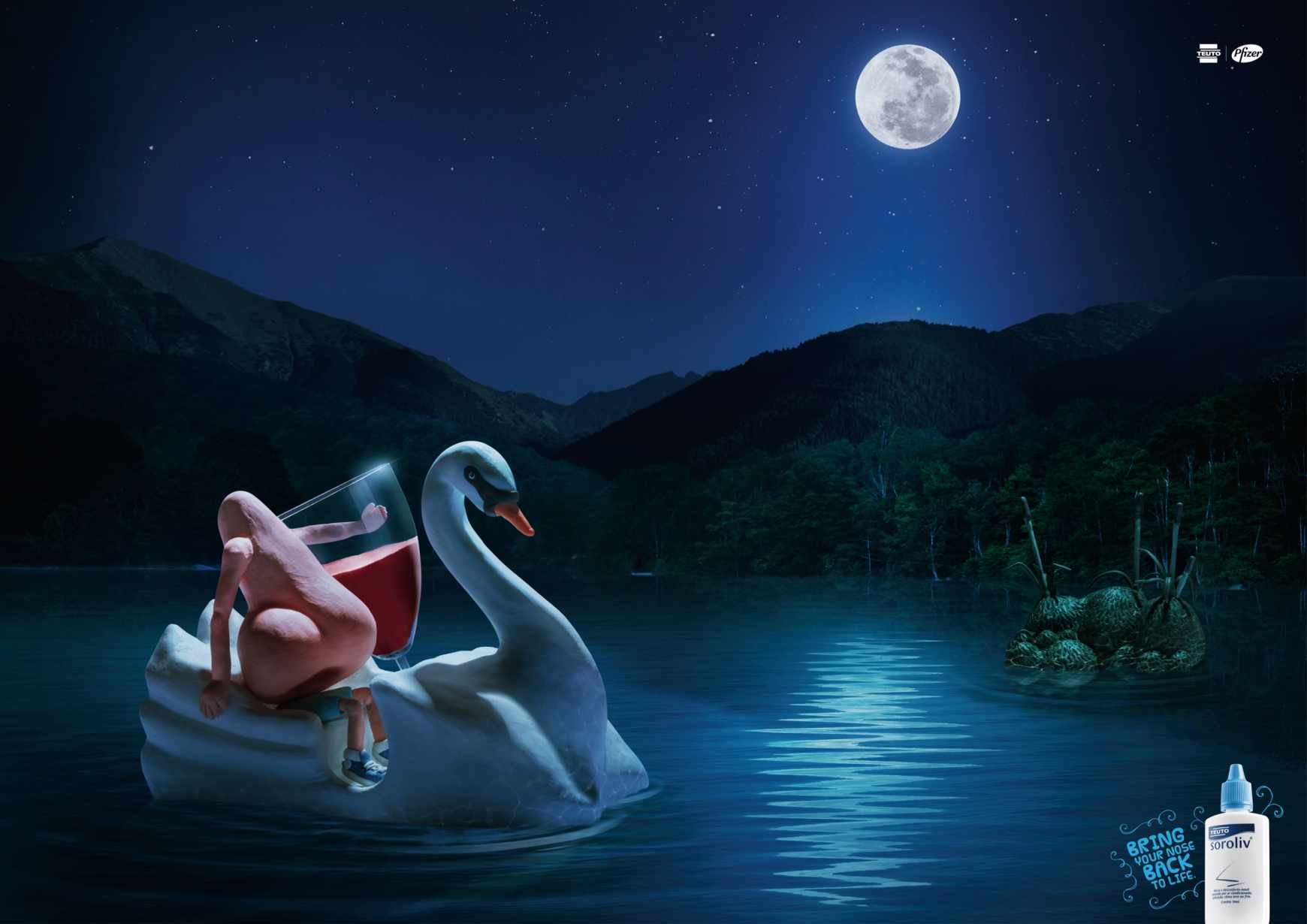 Soroliv感冒藥鼻子篇平面創(chuàng)意廣告設(shè)計-上海廣告設(shè)計公司分享2-湖篇