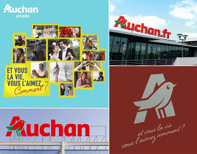 7.法國(guó)auchan歐尚超市集團(tuán)標(biāo)志更新設(shè)計(jì)