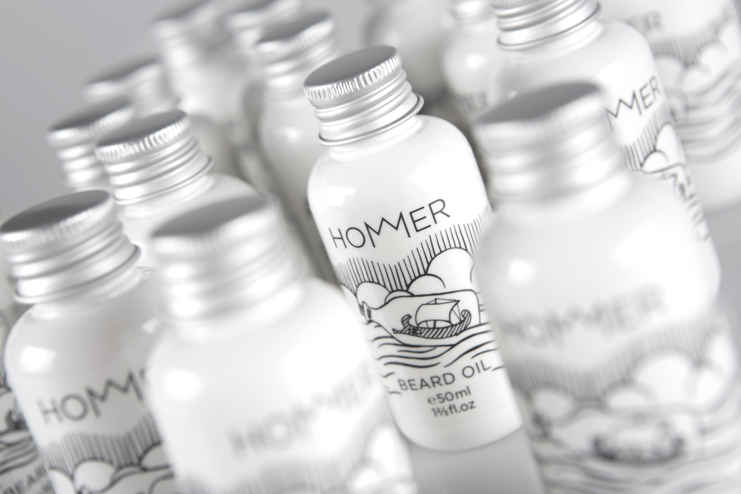 HOMMER 荷馬男士美容化妝品標(biāo)志設(shè)計(jì)包裝設(shè)計(jì)3