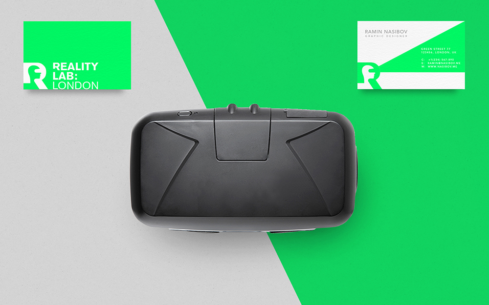 倫敦Reality虛擬現(xiàn)實實驗室品牌VI設(shè)計19-名片設(shè)計