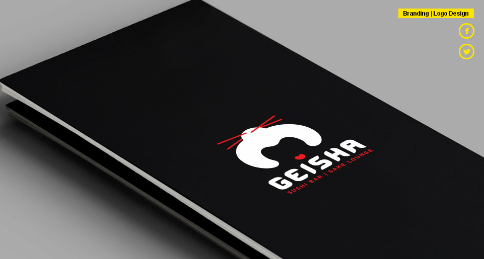 Geisha 藝伎壽司店餐飲logo設計品牌VI設計5