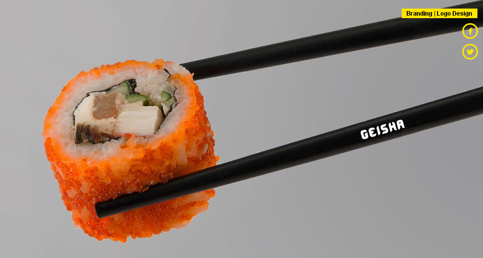 Geisha 藝伎壽司店餐飲logo設計品牌VI設計6