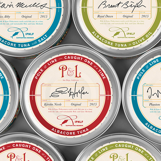 Pole & Line 金槍魚罐頭包裝設(shè)計2