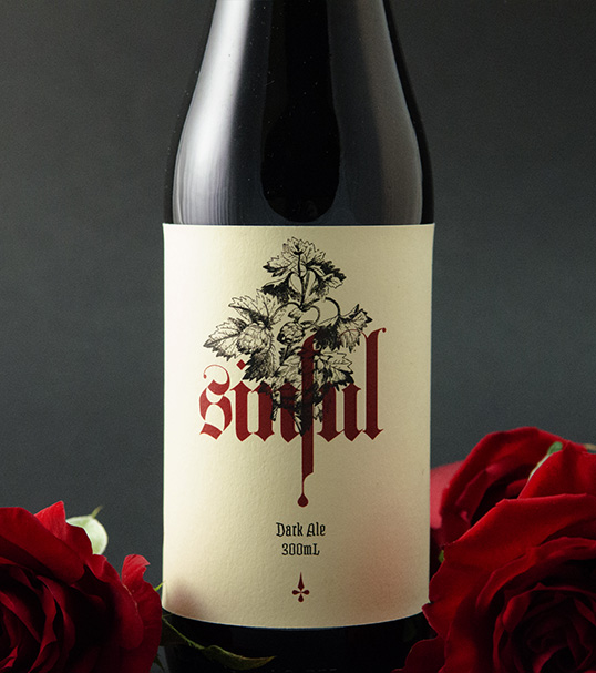 Sinful啤酒藝術(shù)風(fēng)格包裝設(shè)計2