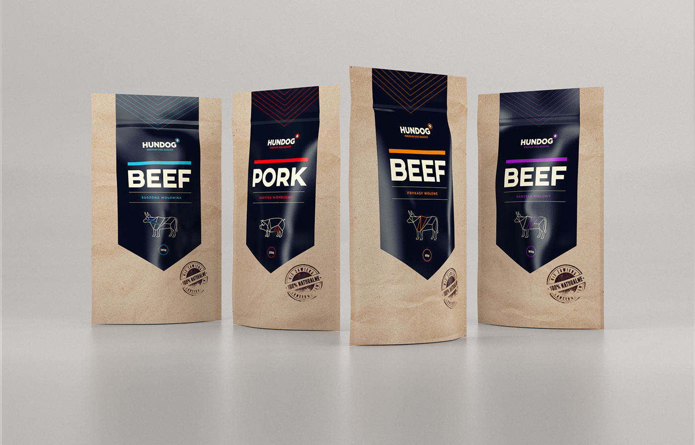 HUNDOG 狗糧寵物食品包裝設(shè)計2