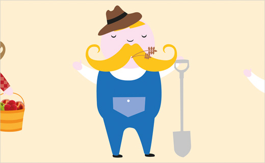 俄羅斯sami-s-usami水果蔬菜果泥嬰兒食品包裝農(nóng)民人物插畫(huà)設(shè)計(jì)11