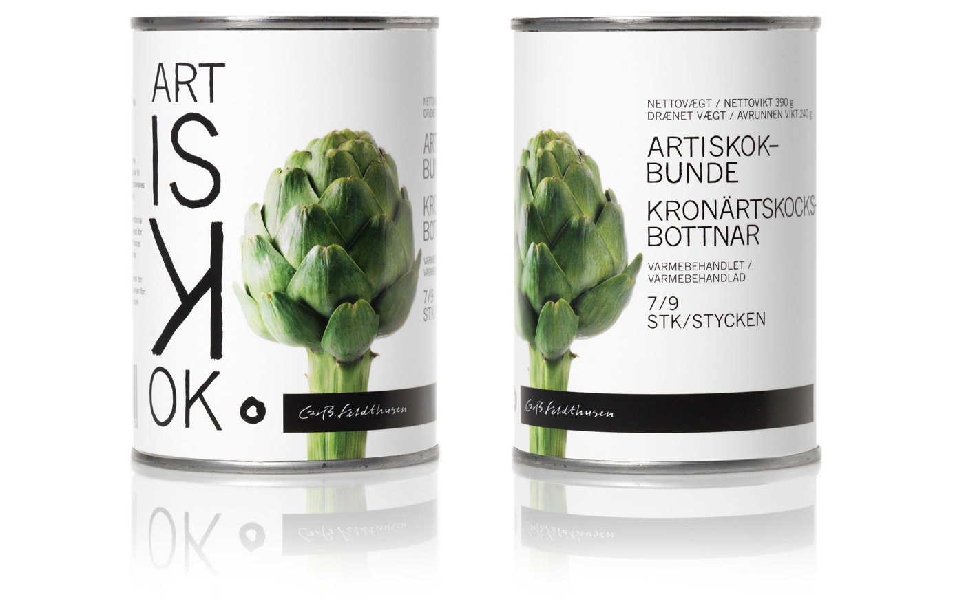 丹麥Feldthusen鋁罐罐頭食品簡約風(fēng)包裝設(shè)計1