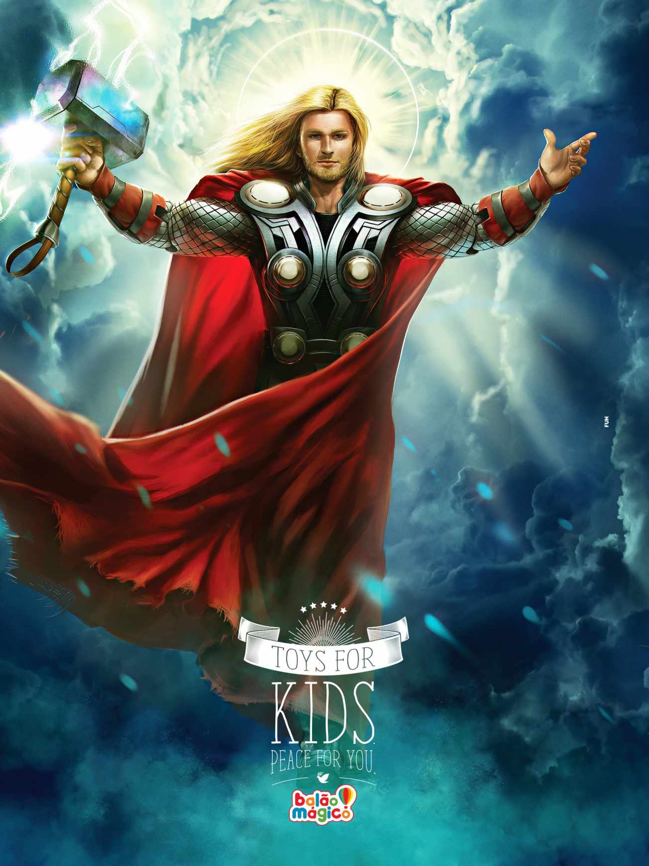 Bal?o Mágico 商場零售服務平面創(chuàng)意廣告設計-雷神篇