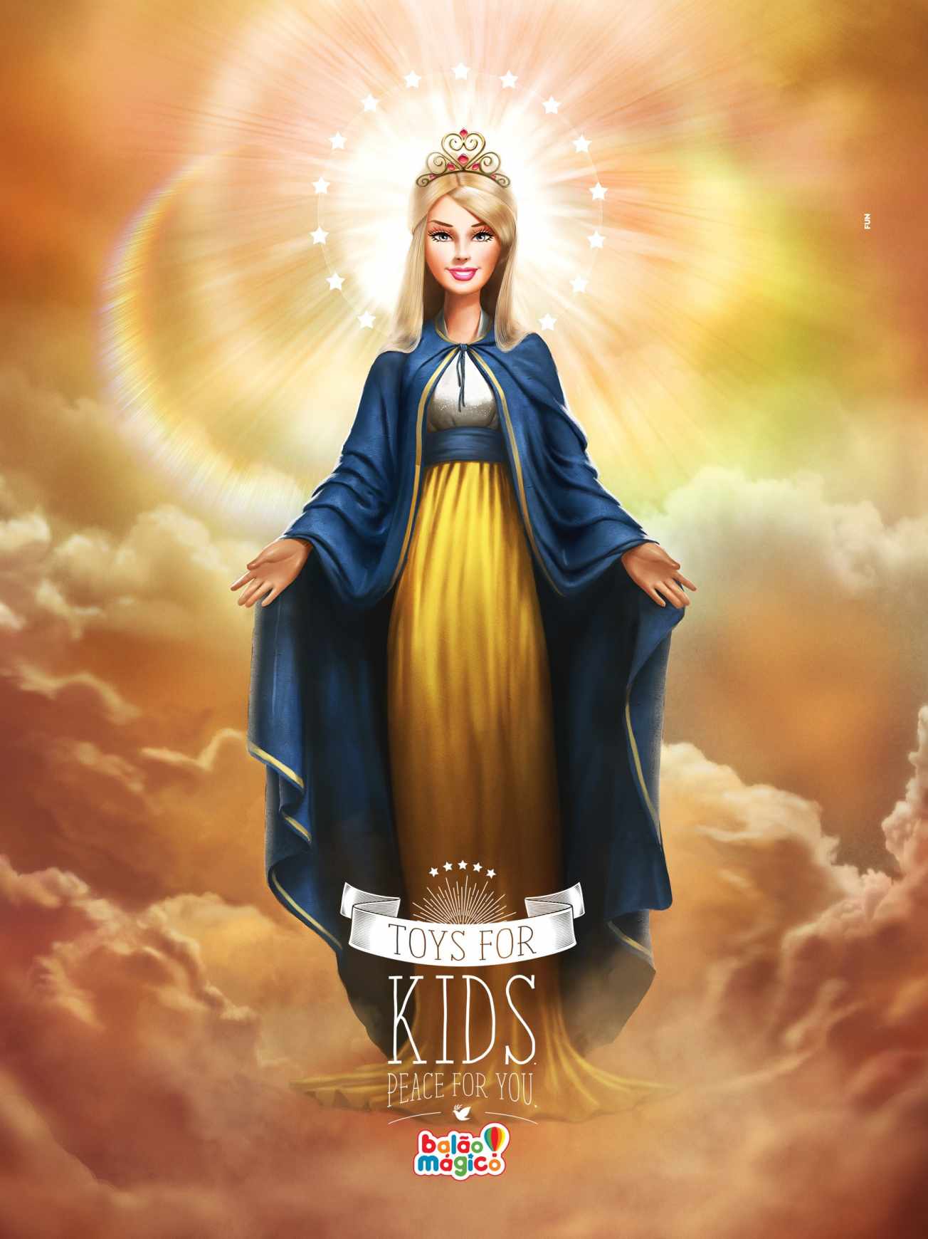 Bal?o Mágico 商場零售服務平面創(chuàng)意廣告設計圣母篇-上海廣告設計公司廣告插畫欣賞