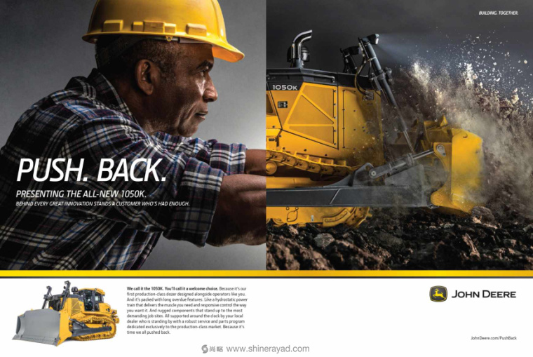 約翰迪爾工程機(jī)械廣告1