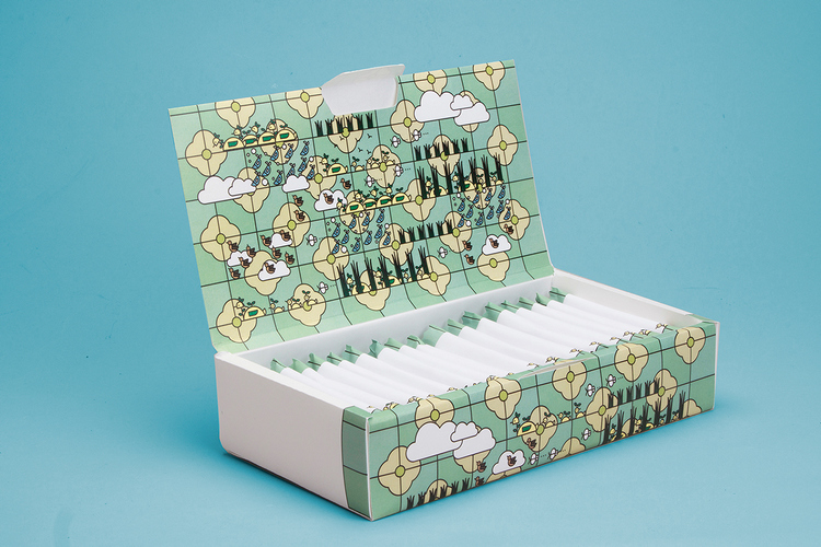 臺灣鴨米餅兒童食品品牌字體設計包裝設計14