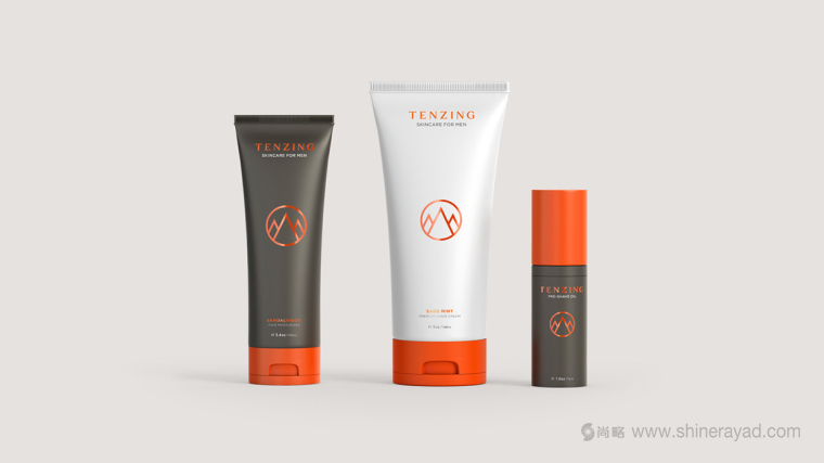Tenzing 男士護(hù)膚品品牌包裝設(shè)計(jì)4