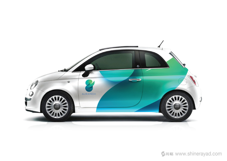 Auramedi美容護(hù)膚品牌化妝品品牌VI設(shè)計(jì)車(chē)體設(shè)計(jì)8