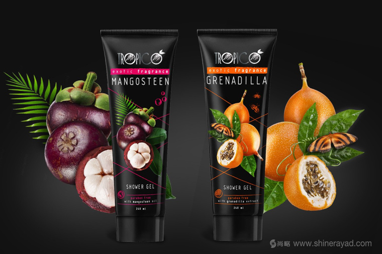 Tropico水果力量沐浴露包裝設(shè)計-上海包裝設(shè)計公司國外包裝設(shè)計欣賞2