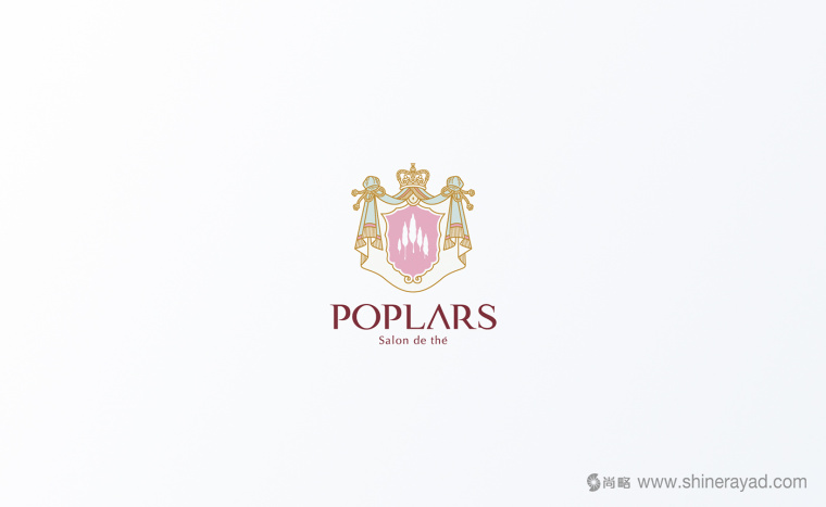 poplars巧克力甜品品牌標志設計1