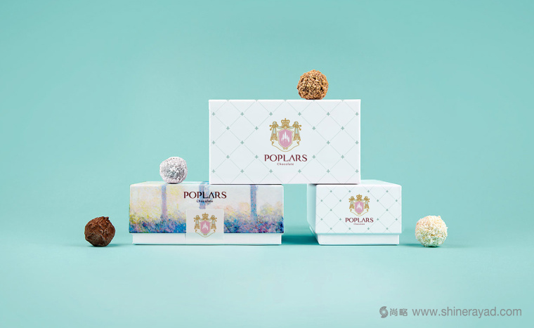 poplars巧克力甜品品牌包裝設計1