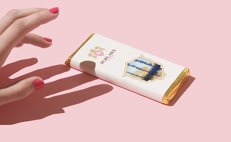 poplars巧克力甜品品牌標志設計包裝設計