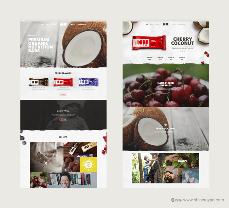 Nii 健康休閑食品品牌網(wǎng)站策劃設(shè)計7 Nii 健康休閑食品品牌網(wǎng)站策劃設(shè)計7