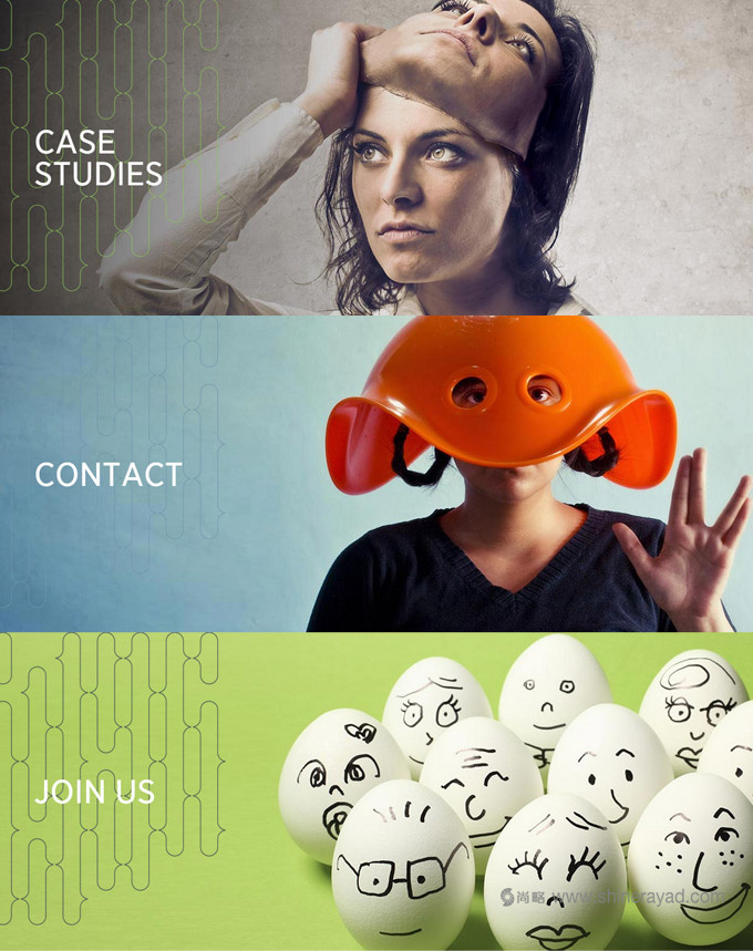 Hamell醫(yī)療信息傳播機(jī)構(gòu)新LOGO網(wǎng)站界面BANNER設(shè)計2