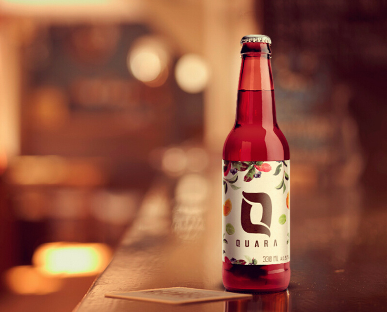 Quara 啤酒瓶裝含酒精果味飲料包裝設(shè)計-上海飲料包裝設(shè)計公司6